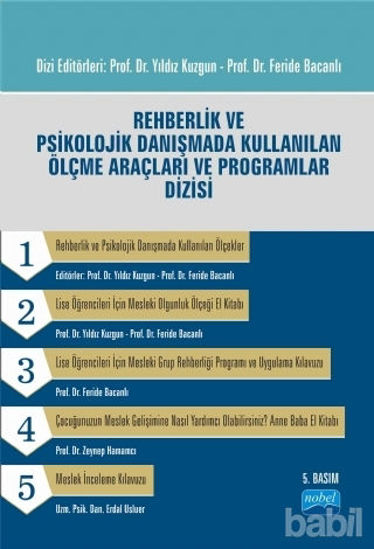 Picture of Rehberlik ve Psikolojik Danışmada Kullanılan Ölçme Araçları ve Programlar Dizisi