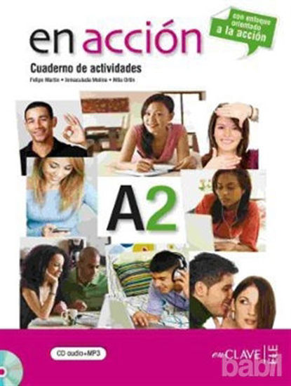 Picture of En Accion A2 Cuaderno de Actividades (Etkinlik Kitabı  Audio Descargable) İspanyolca Orta-Alt Seviye
