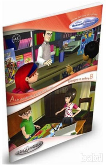 Picture of Un Quaderno e Due Matite - Disegno e Coloro (İtalyanca Okuma Kitabı 6-11 Yaş) Temel Seviye(A1)