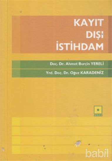 Picture of Kayıt Dışı İstihdam