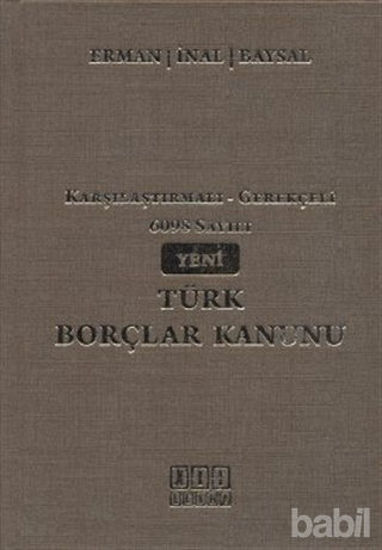 Picture of 6098 Sayılı Yeni Türk Borçlar Kanunu
