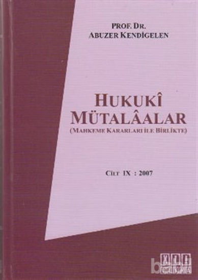Picture of Hukuki Mütalaalar Cilt 9: 2007
