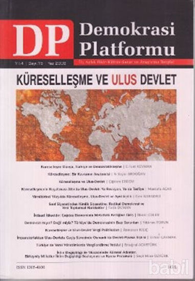 Picture of Küreselleşme ve Ulus Devlet - Demokrasi Platformu Sayı: 15