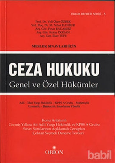 Picture of Meslek Sınavları İçin Ceza Hukuku