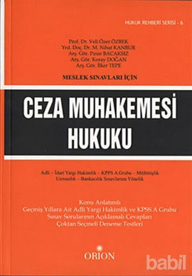 Picture of Meslek Sınavları İçin; Ceza Muhakemesi Hukuku