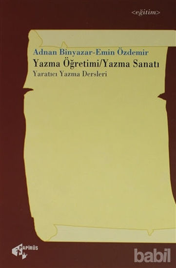 Picture of Yazma Öğretimi / Yazma Sanatı