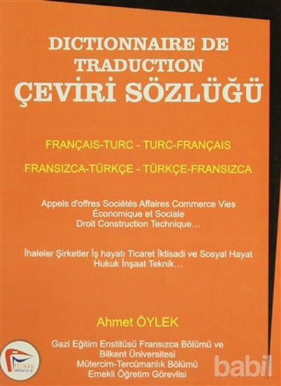 Picture of Dictinonnaire De Traduction Çeviri Sözlüğü