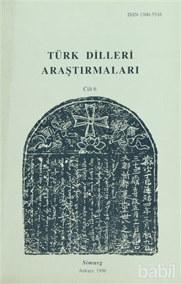 Picture of Türk Dilleri Araştırmaları Yıllığı 1996 Cilt: 6