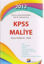 Picture of 2012 KPSS Maliye Konu Anlatımlı - Testli