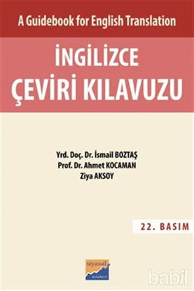 Picture of A Guidebook For English Translation İngilizce Çeviri Kılavuzu - Cevap Anahtarı