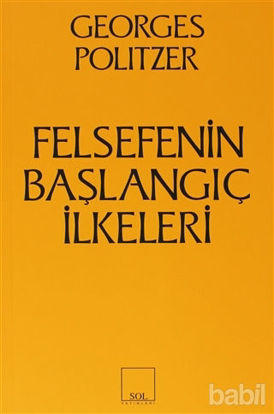 Picture of Felsefenin Başlangıç İlkeleri