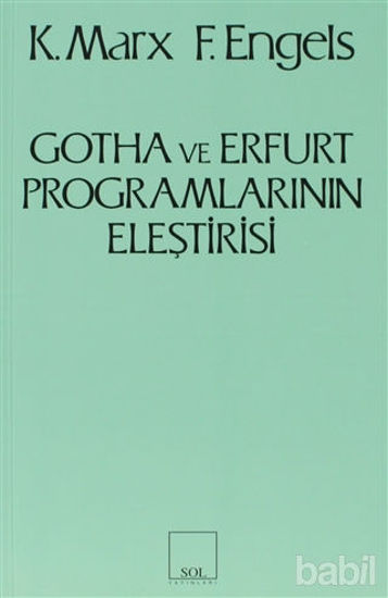 Picture of Gotha ve Erfurt Programlarının Eleştirisi