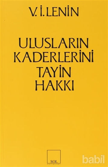 Picture of Ulusların Kaderlerini Tayin Hakkı