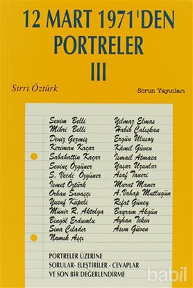 Picture of 12 Mart 1971’den Portreler Cilt: 3