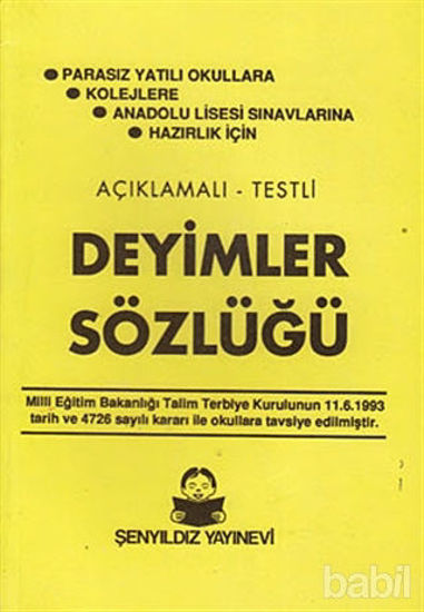 Picture of Deyimler Sözlüğü (Orta Boy)