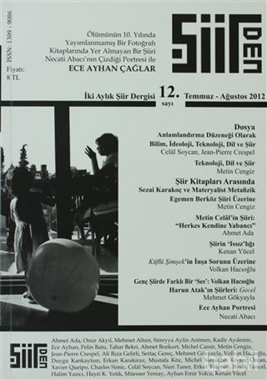 Picture of Şiirden İki Aylık Şiir Dergisi Sayı: 12