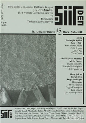 Picture of Şiirden İki Aylık Şiir Dergisi Sayı: 15