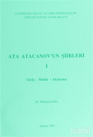 Picture of Ata Atacanov’un Şiirleri (2 Cilt Takım)
