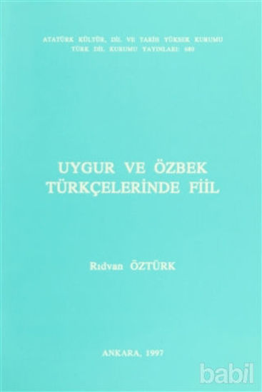 Picture of Uygur ve Özbek Türkçelerinde Fiil