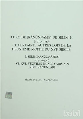 Picture of 1. Selim Kanunnameleri (1512-1520)