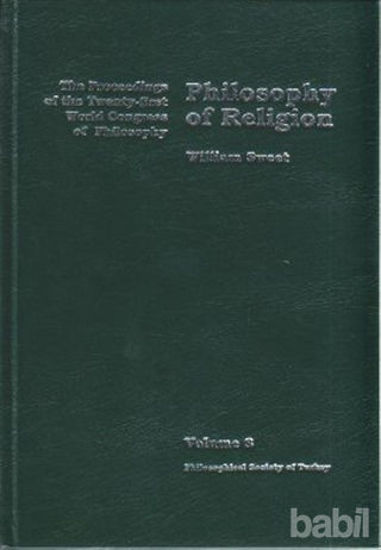 Picture of Philosophy of Religion Volume 3