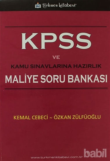 Picture of KPSS ve Kamu Sınavlarına Hazırlık Maliye Soru Bankası
