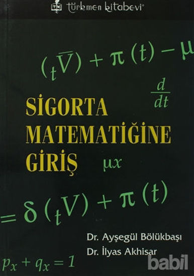 Picture of Sigorta Matematiğine Giriş