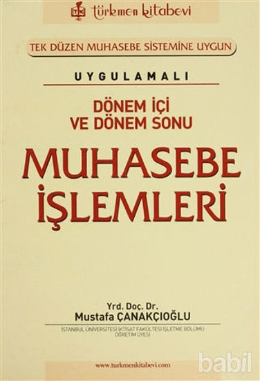 Picture of Uygulamalı Dönem İçi ve Dönem Sonu Muhasebe İşlemleri