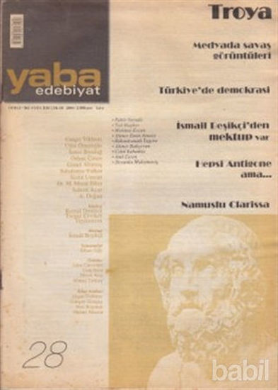 Picture of Yaba Edebiyat Dergisi Sayı: 28