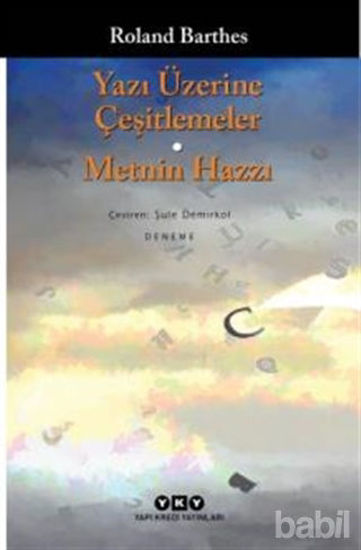 Picture of Yazı Üzerine Çeşitlemeler Metnin Hazzı