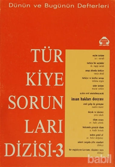 Picture of Dünün ve Bugünün Defterleri Türkiye Sorunları Dizisi 3