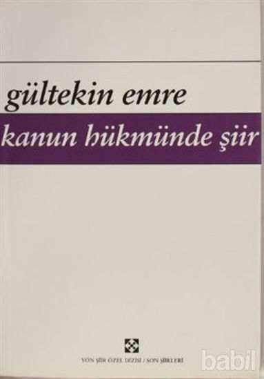 Picture of Kanun Hükmünde Şiir