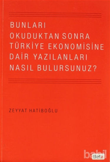 Picture of Bunları Okuduktan Sonra Türkiye Ekonomisine Dair Yazılanları Nasıl Bulursunuz?