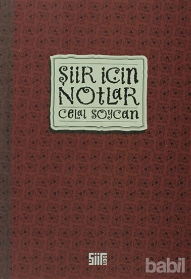 Picture of Şiir İçin Notlar