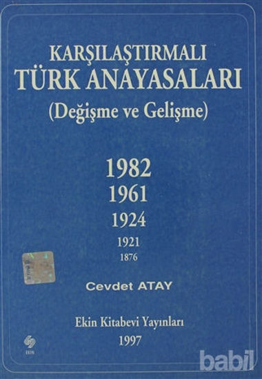 Picture of Karşılaştırmalı Türk Anayasaları