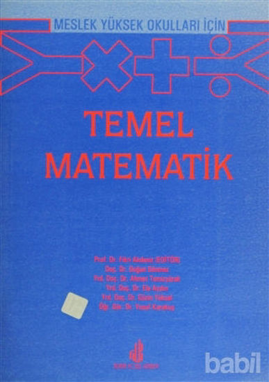 Picture of Meslek Yüksek Okulları İçin Temel Matematik
