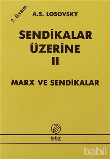 Picture of Sendikalar Üzerine Cilt 2