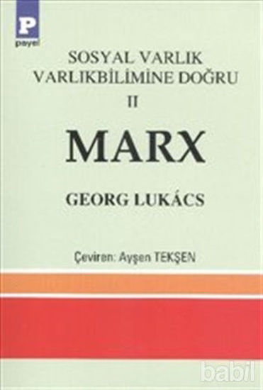 Picture of Sosyal Varlık Varlıkbilimine Doğru 2 Marx