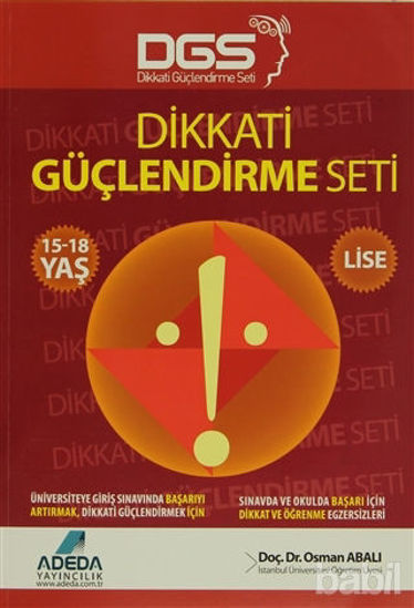 Picture of Adeda - DGS Dikkati Güçlendirme Seti  Lise 15-18 Yaş