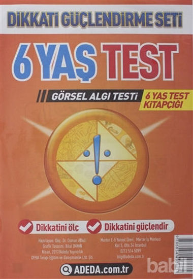 Picture of Adeda - DGS Dikkati Güçlendirme Seti 6 Yaş Test Görsel Algı Testi
