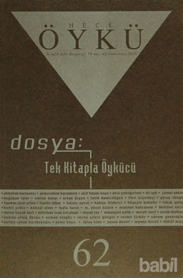 Picture of Hece Öykü Dergisi Sayı: 62