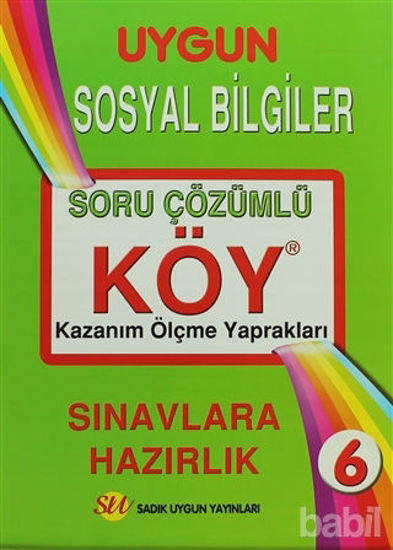 Picture of 6. Sınıf Sosyal Bilgiler Soru Çözümlü - Kazanım Ölçme Yaprakları (KÖY)