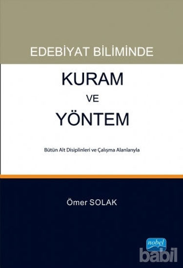 Picture of Edebiyat Biliminde Kuram ve Yöntem