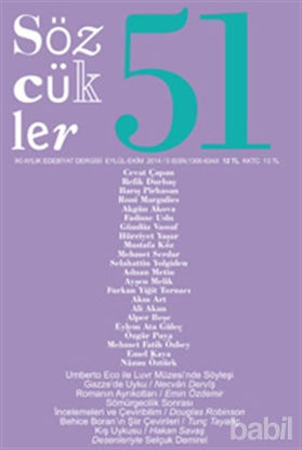 Picture of Sözcükler Dergisi Sayı: 51 / Eylül-Ekim 2014