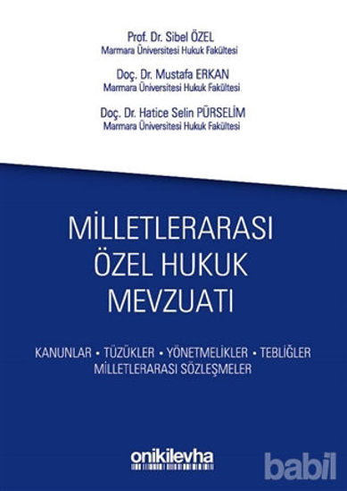 Picture of Milletlerarası Özel Hukuk Mevzuatı