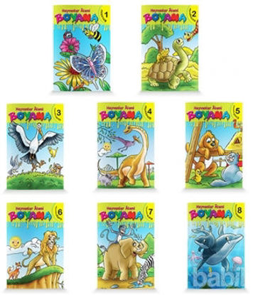 Picture of Hayvanlar Alemi Boyama (8 Kitap Takım)