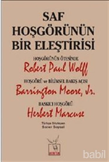 Picture of Saf Hoşgörünün Bir Eleştirisi