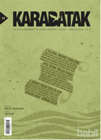 Picture of Karabatak Sayı: 17 Kasım-Aralık 2014