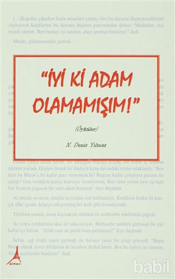 Picture of İyi Ki Adam Olamamışım!