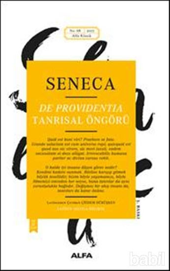 Picture of Seneca: De Providentia - Tanrısal Öngörü